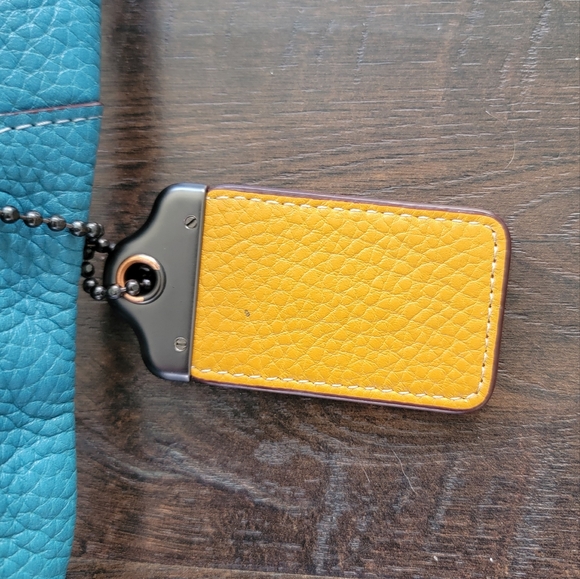 Coach Bandit Hobo 39 Bag - Yellow & Blue - Picture 7 of 16